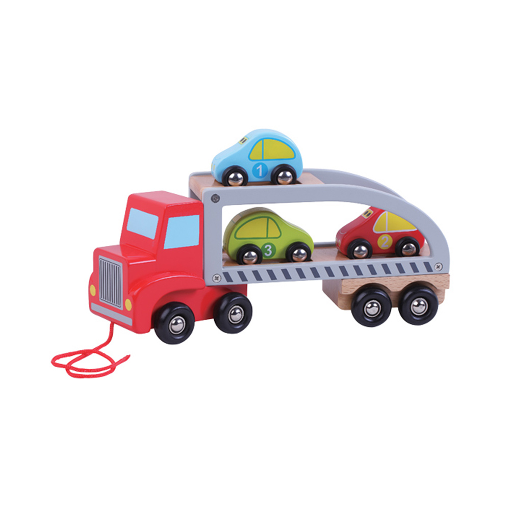 משאית גרר+ רכבים Pit Toys