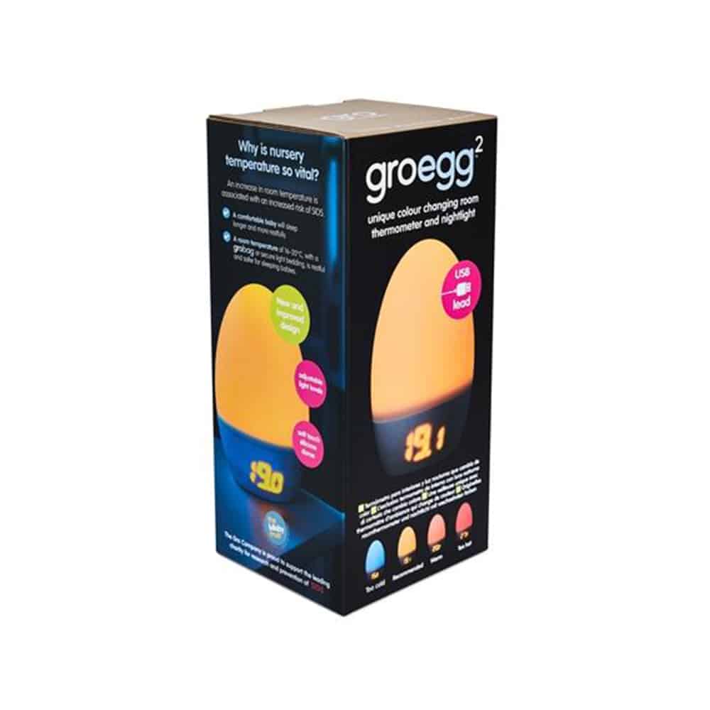 מדחום דיגיטלי לחדר תינוק משנה צבעים גרו Gro