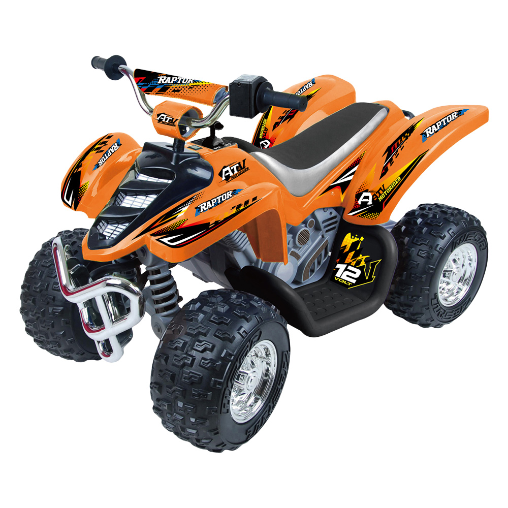 טרקטורון ממונע בטיחותי לילד Yamaha ATV כתום