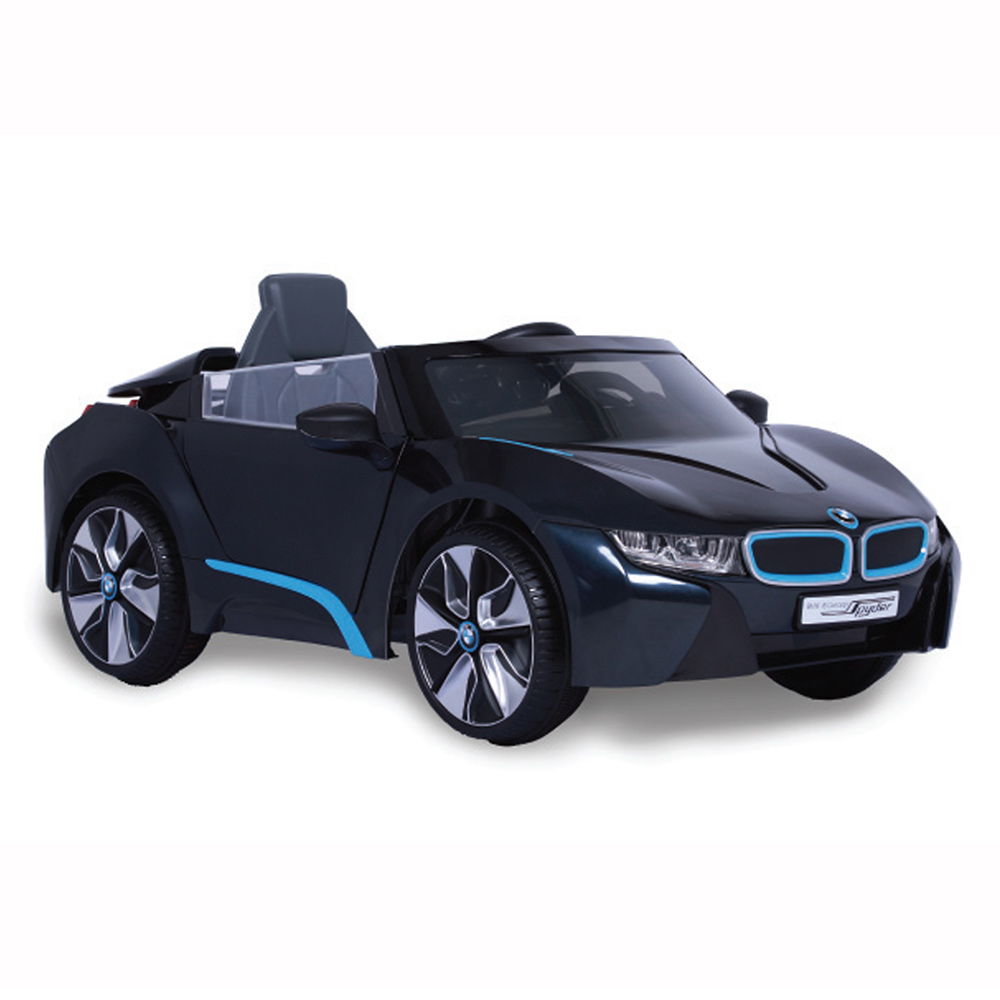 מכונית ממונעת לילדים עם שלט BMW I8 שחורה