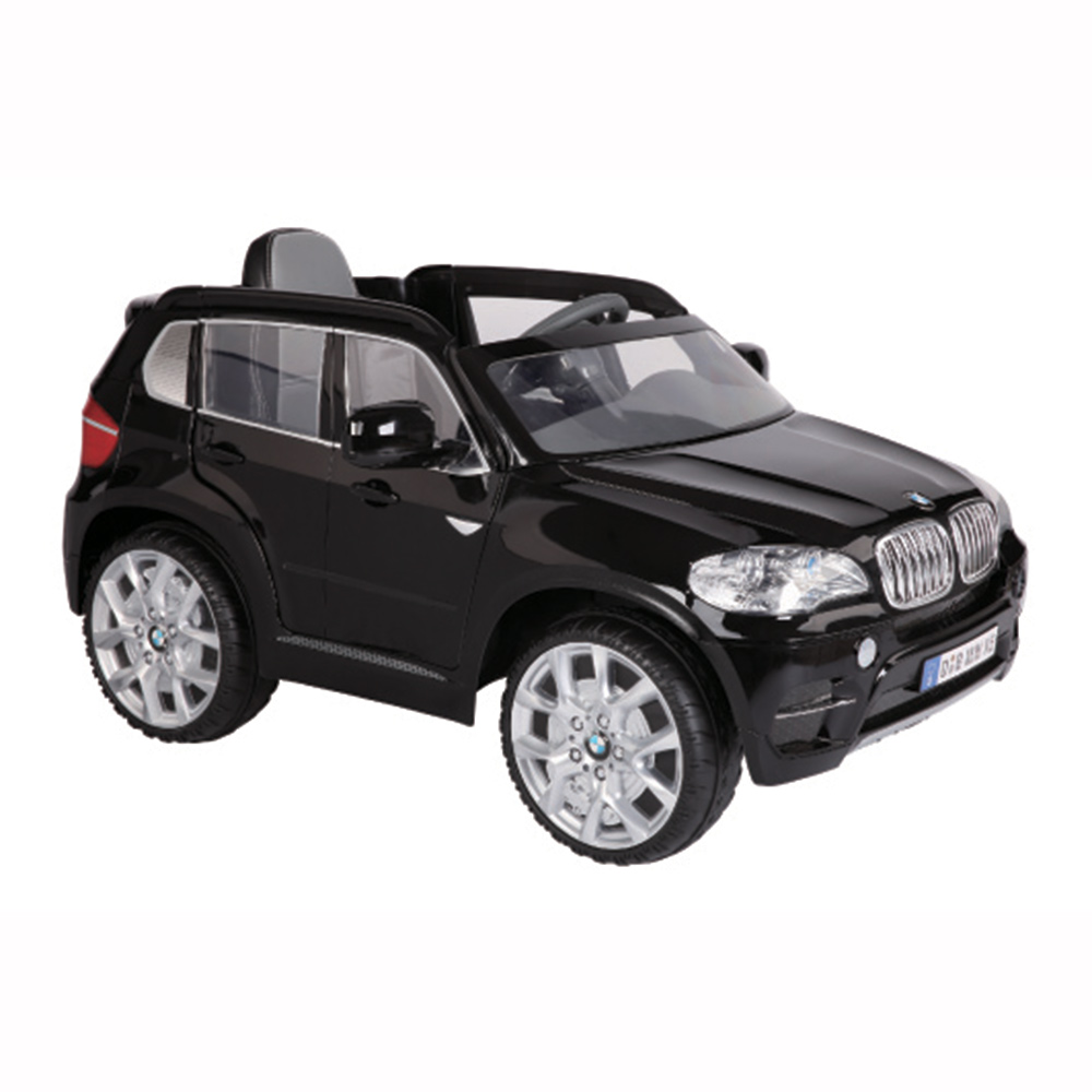 מכונית ממונעת לילדים עם שלט BMW X5 שחורה