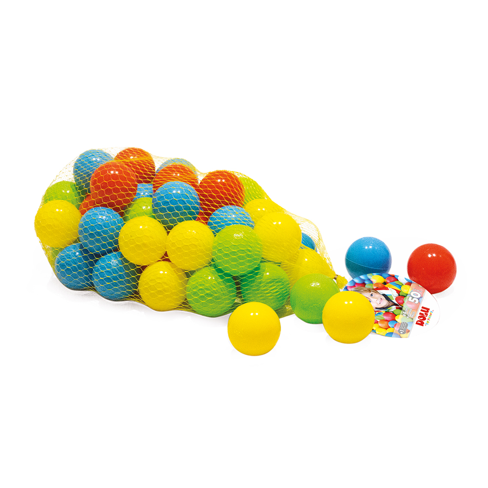 50 כדורים צבעוניים לאוהל/בריכת כדורים